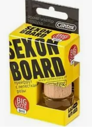 Ароматизатор бочонок Contra -SEX ON BOARD 9,5мл (грейпфрут с лепестками розы)