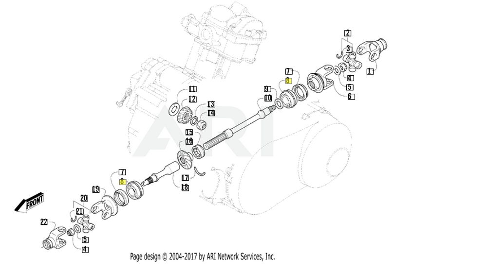Подшипник Arctic Cat 0832-017