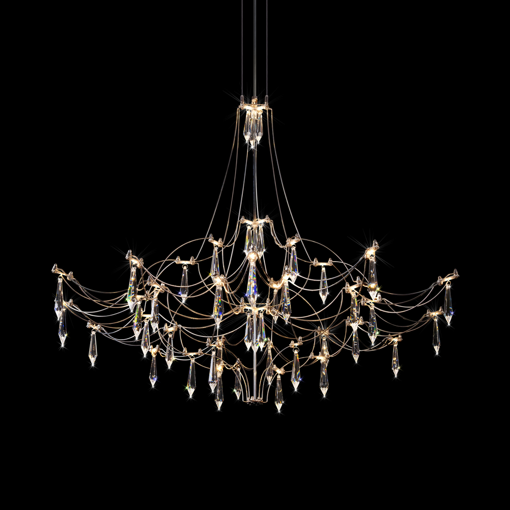 Подвесная светодиодная люстра Loft It Mira 10588/800 Silver Asfour
