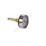 Термоманометр МД04 осевой Дк80 0-1,6 МПа L=60мм G1/4" 120С с переходником на G1/2" ЭКОМЕРА МД04-80-G-1,6МПа-120-L-60-ОИ