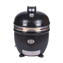Керамический угольный гриль Monolith LeChef Pro 2.0 Black, 52 см, чёрный