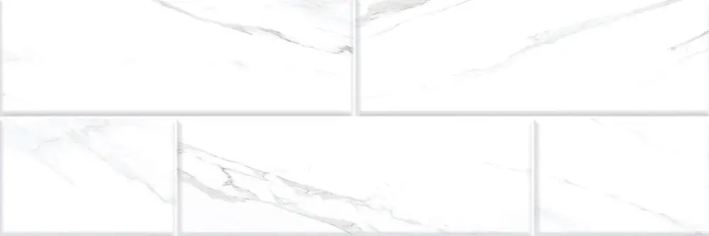 Настенная плитка Alma Ceramica TWU11NYK010 New York 60x20 белая глянцевая под камень