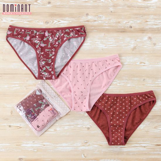 Трусики женские DOMINANT 35000-138, BIKINI, 3 шт. в уп.