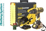 Дрель-шуруповерт аккумуляторная HANSKONNER HCD1865I