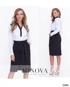 Юбка 1108-черный Minova