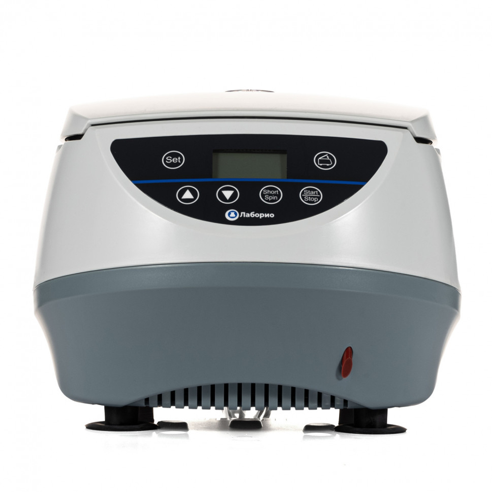 Центрифуга для пробирок 10 / 5 мл х 12 шт, 500-5000 об/мин, ускорение 3074 xg, мощность 40 W, цифровое управление, Лаборио LC-12S