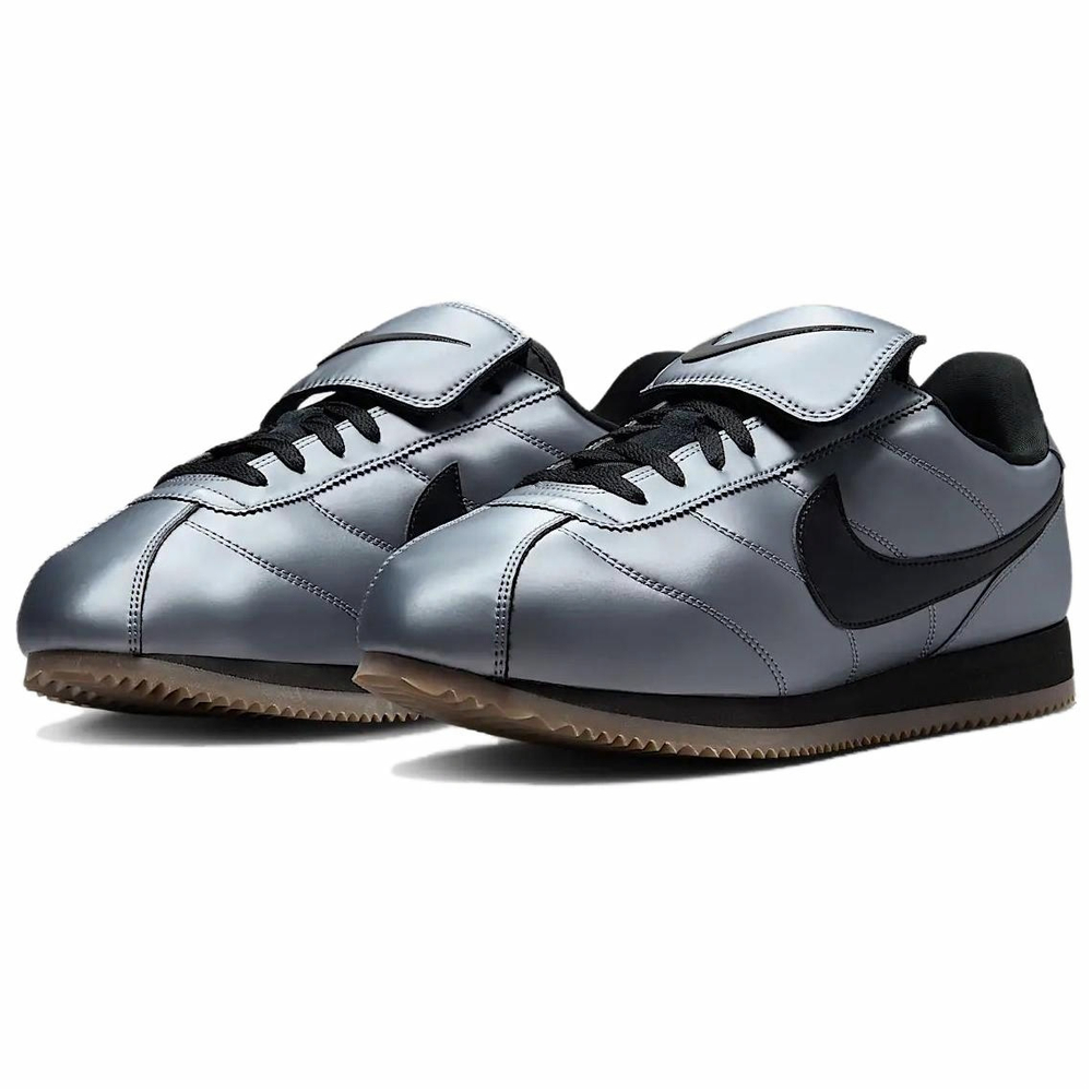 Кроссовки Nike Cortez Leather Se "Metallic Cool Grey Black"