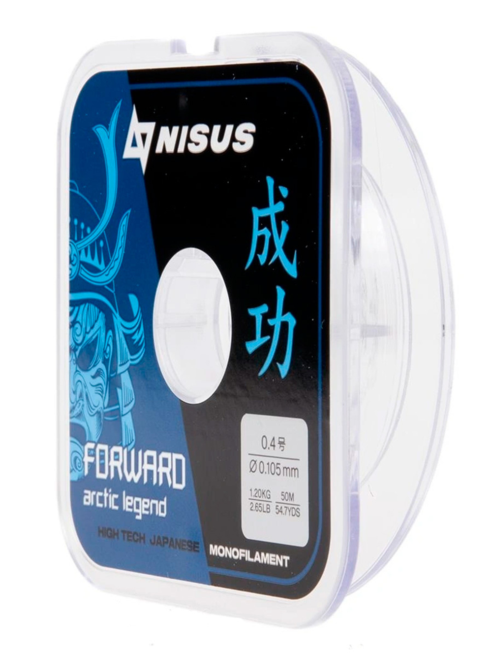 Леска для рыбалки Nisus FORWARD ARCTIC LEGEND Nylon Transparent 0,286mm/50m (N-FAG-0.286-50)