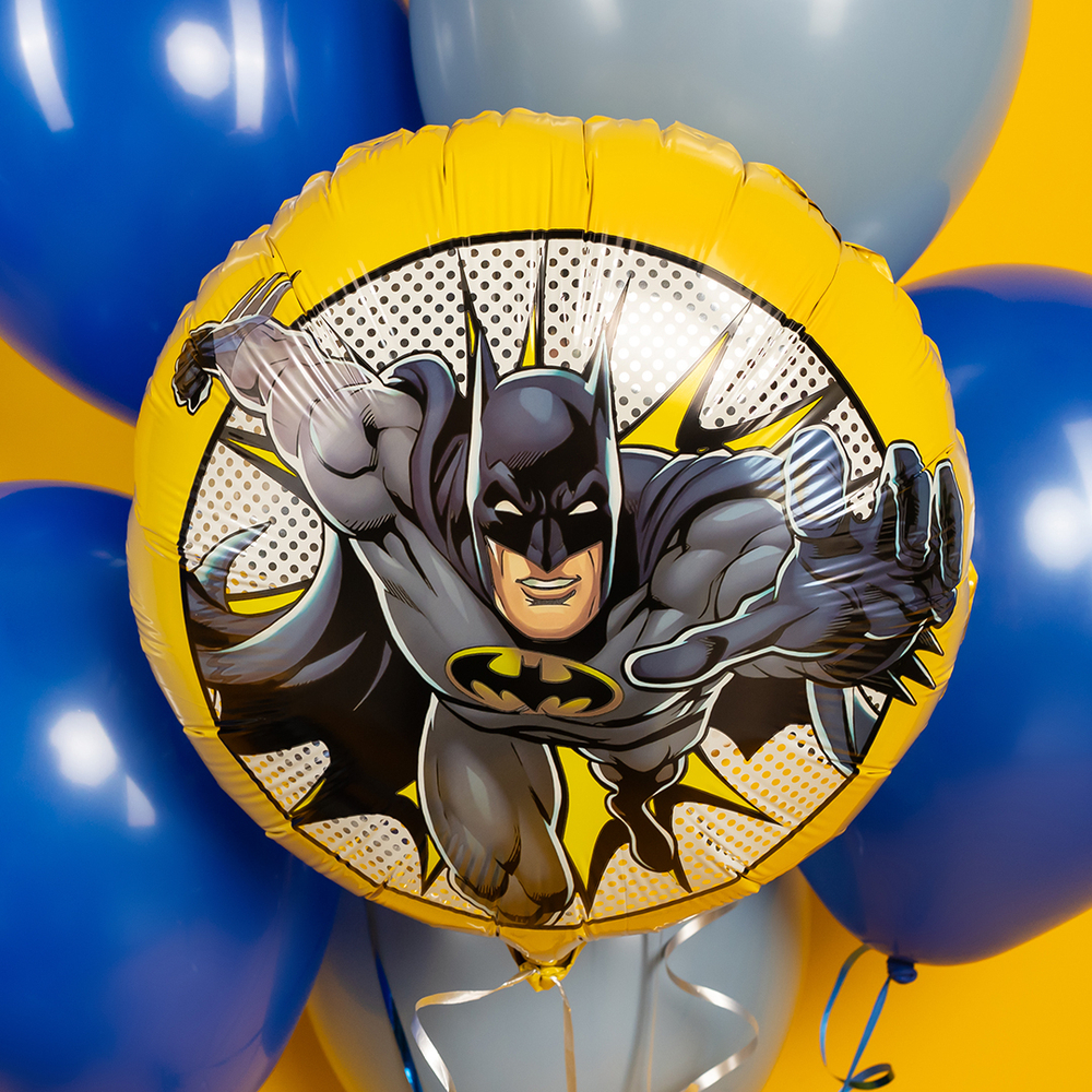 Фольгированный шар «Бэтмен в полете», 46 см