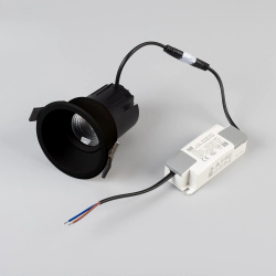 Светильник MS-FLOW-BUILT-R85-6W Day4000 (BK, 55 deg, 230V) (Arlight, IP20 Металл, 5 лет) 061251