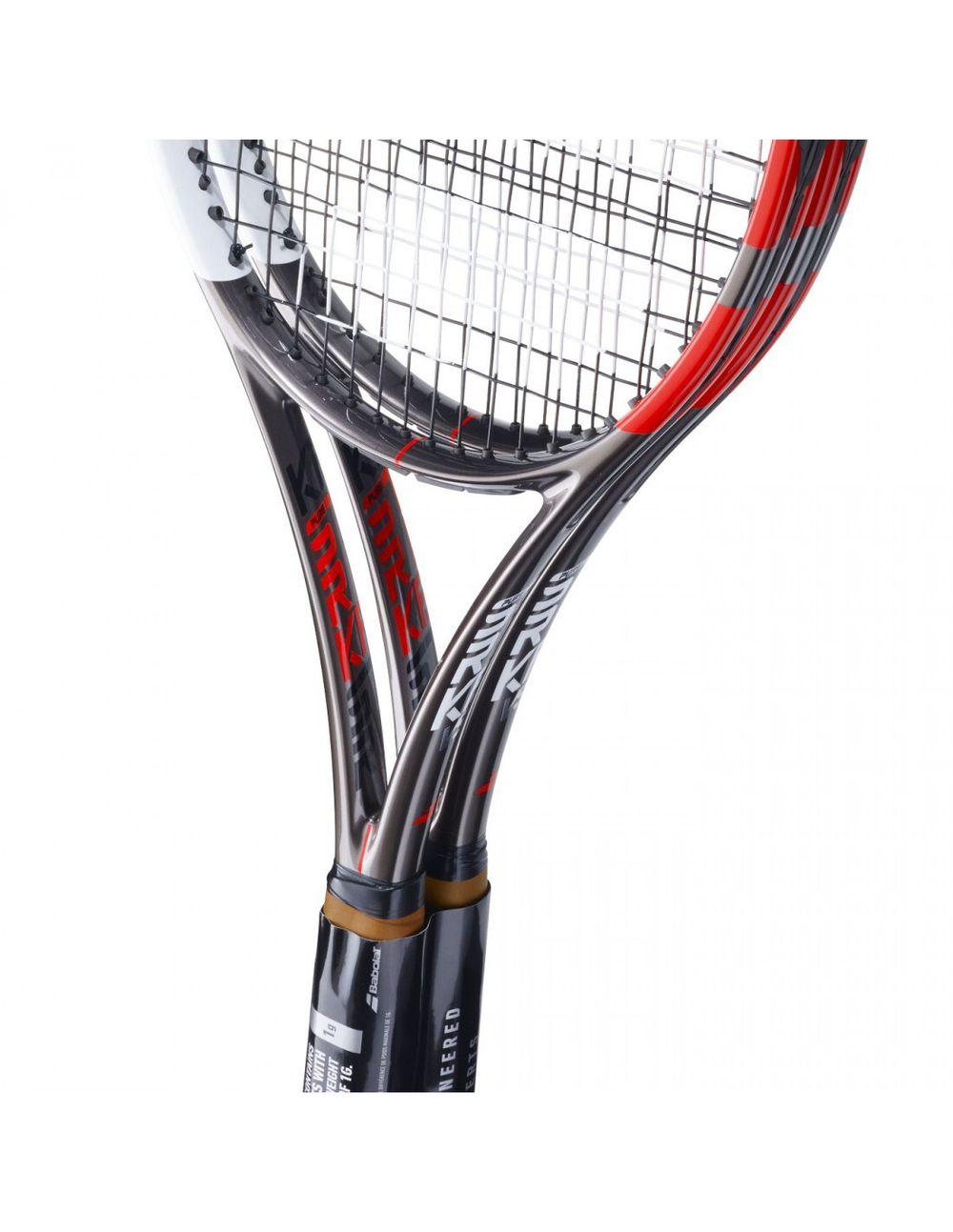 Теннисная ракетка Babolat Pure Strike VS 2 Pack - chrome/red/white