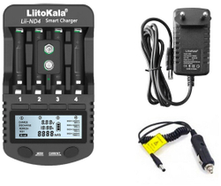 Аккумуляторная батарея LiitoKala Lii-ND4 NiMH/Cd 1,2 в AAA с ЖК-дисплеем и проверкой емкости аккумуляторов 9 В