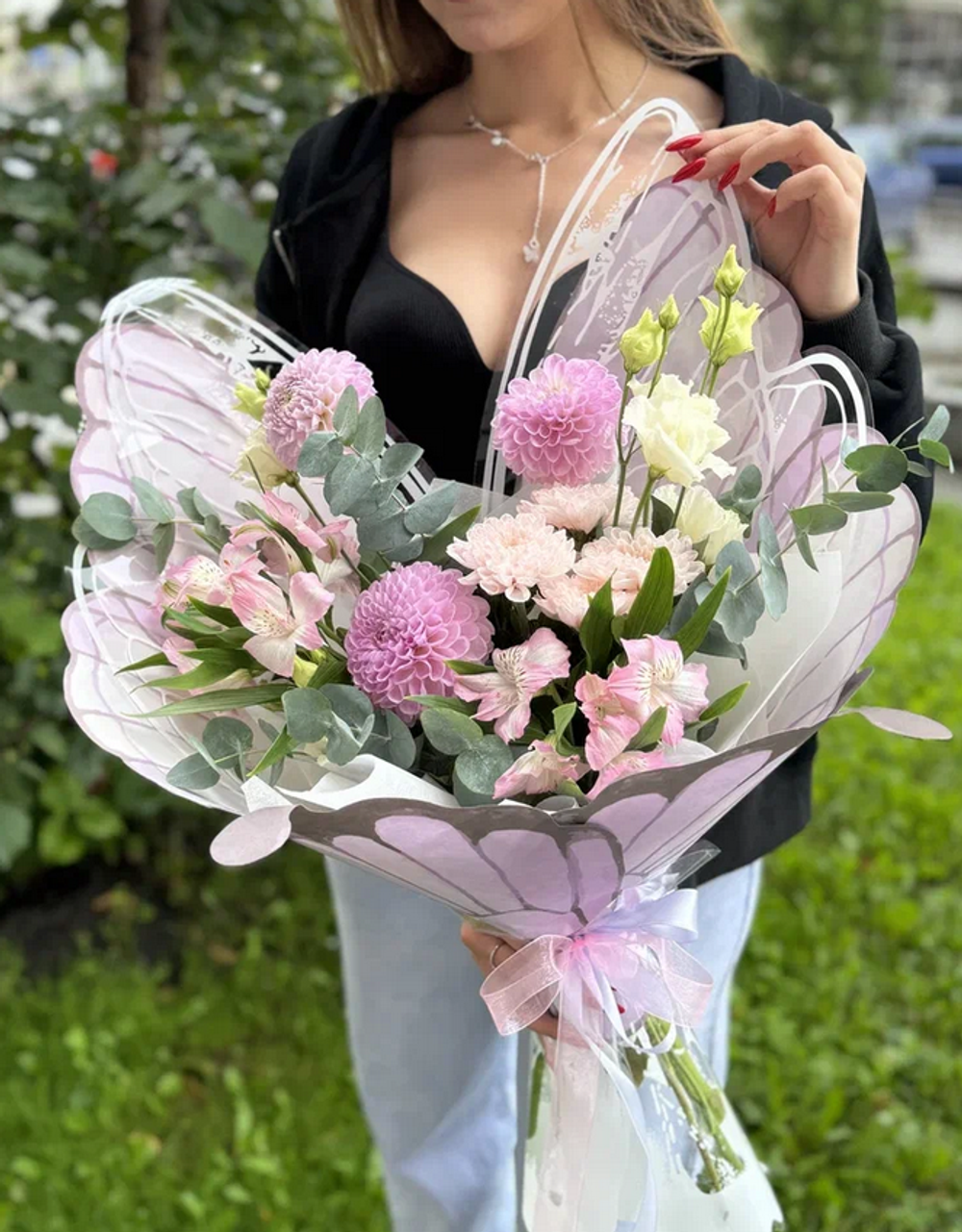 Букет цветов Бабочка №1