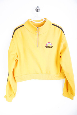 Толстовка H&M короткая утепленная, маркировка S, визуально на 44 размер