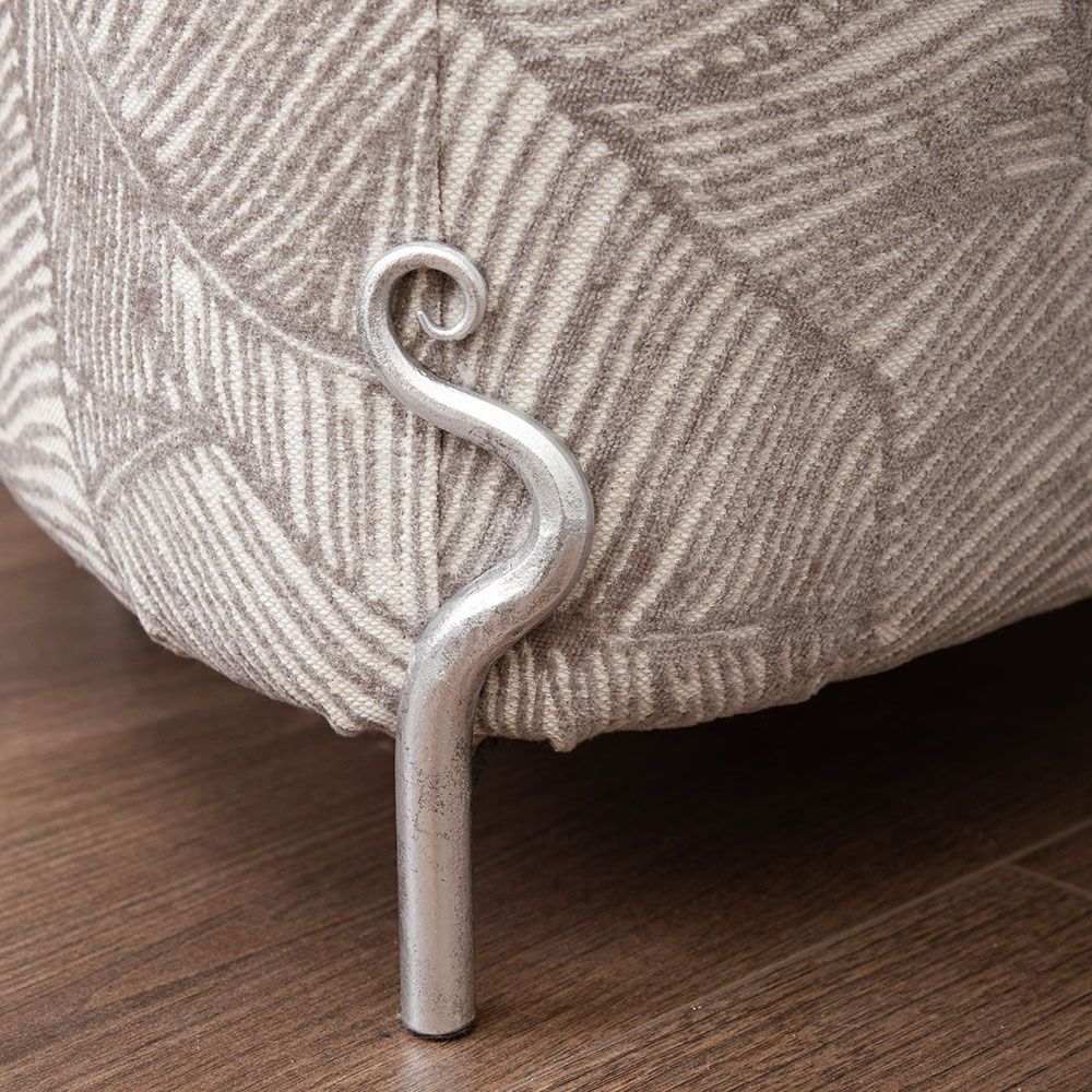 Банкетка Авиньон Грей Серебро