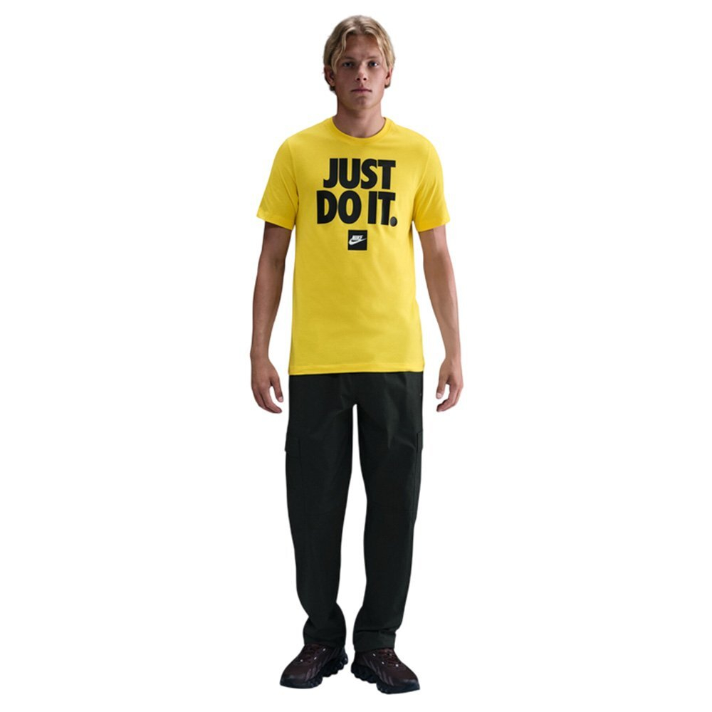 Баскетбольная футболка Nike M NSW Tee Fran JDI Verbiage T-shirt Yellow
