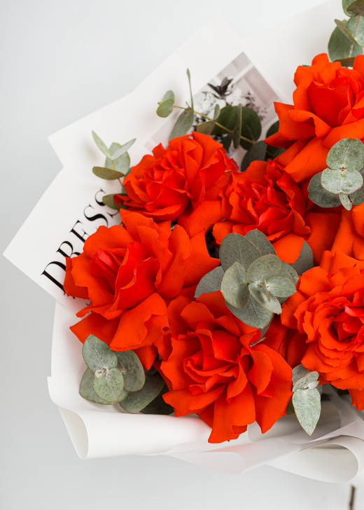 Букет из французских роз L #13