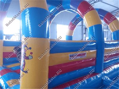 Уличный надувной батут "Клоунада"