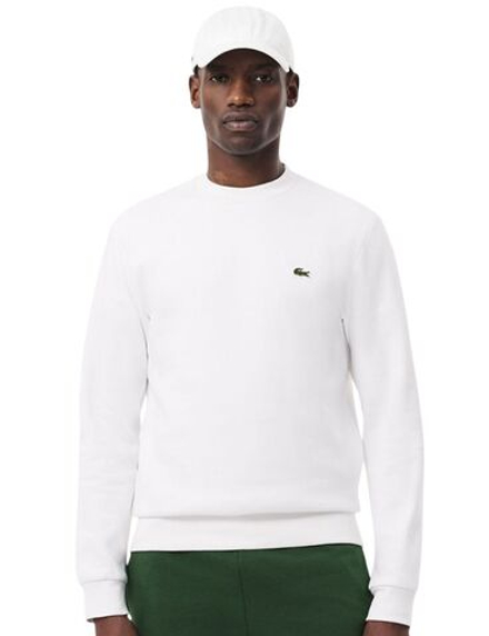 Куртка теннисная Lacoste Brushed Fleece - white
