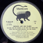 Emerson, Lake & Palmer ‎– Welcome Back My Friends To The Show That Never Ends - Ladies And Gentlemen 3LP (Япония 1979г.)