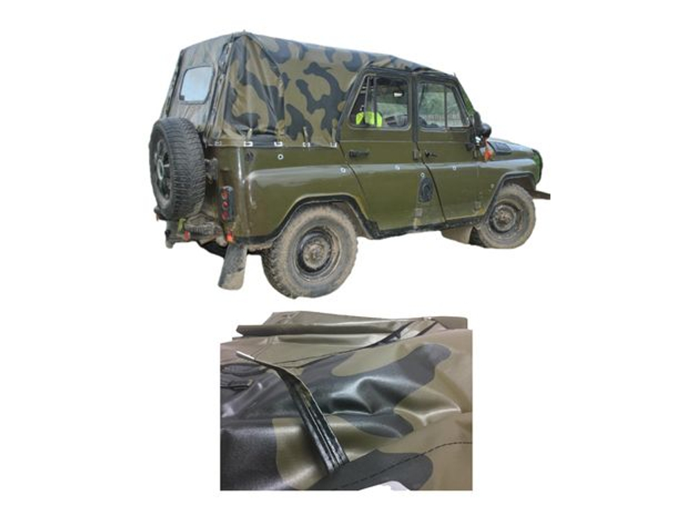 Тент на УАЗ 469 камуфляж . ТНП-1У 900гр/кв.м..