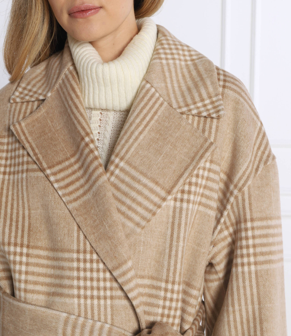 пальто coletti BOSS BLACK - бежевый(50477340)