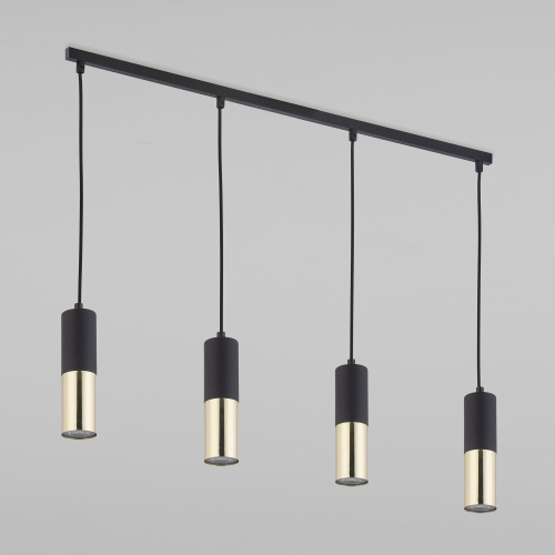 Подвесной светильник с металлическими плафонами 4367 Elit Black