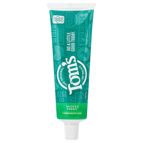 Tom's of Maine, зубная паста против кариеса с фторидом, Wicked Fresh, мятный вкус, 113 г (4 унции)