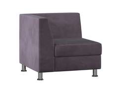 Секция с подлокотником одноместная правая MC-1P.01(R) ткань Velutto 19