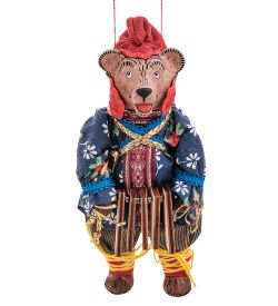 RK-875/2 Кукла подвесная «Медведь в колпаке с трещоткой»