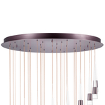 757361 Люстра CONE LED 180W 9000LM КОФЕЙНЫЙ/БЕЛЫЙ/ПРОЗРАЧНЫЙ 3000K