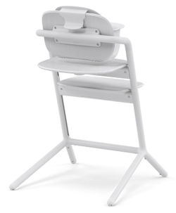 Стульчик для кормления Cybex Lemo 4 в 1 с мягкими чехлами Comfort Inlay All White/Suede Grey