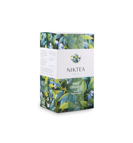 Niktea Milk Oolong / Молочный Улун, чай зелёный в пакетиках, 25шт.