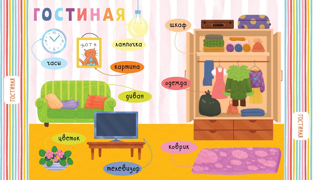 Первые книжки малыша. Мой дом. Визуальный словарь