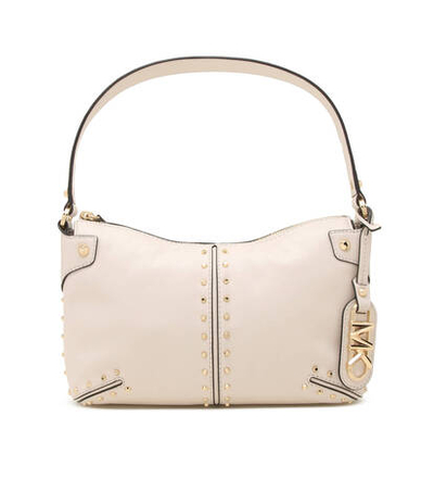Кожаная сумка через плечо Michael Kors - кремовый(32S3GATU3L)