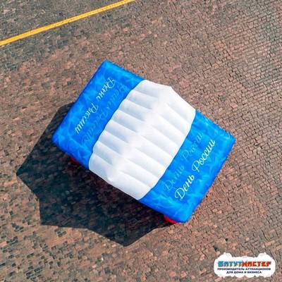 Надувная сцена звезда триколор «День России», 5×4×5 м