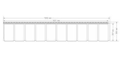 Панель фасадная "Сибирская дранка" - Арабика