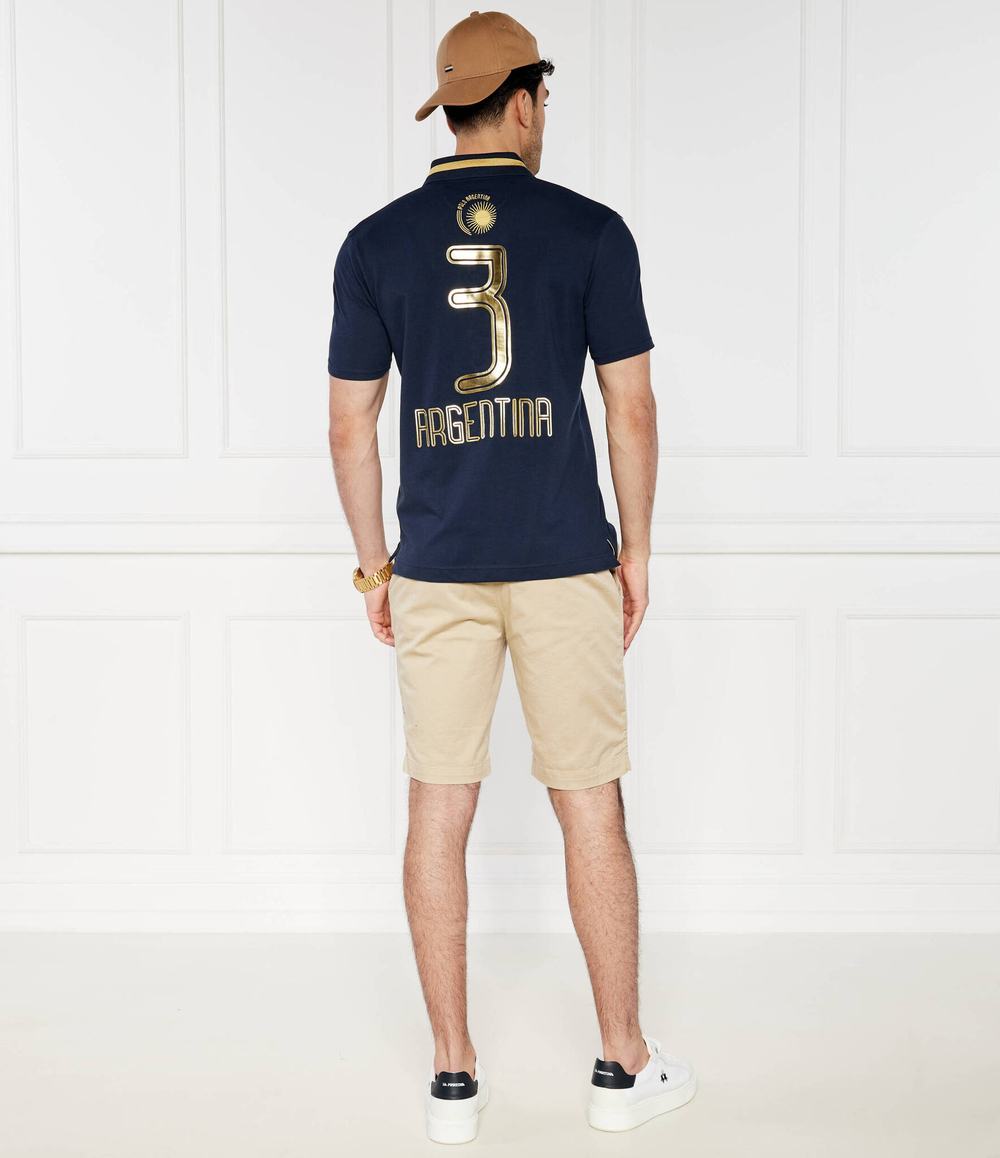 Поло La Martina - темно-синий(YMP601 PK001)