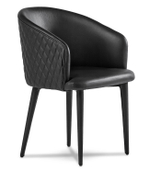 Кресло для конференций Руан Д / ножки металл в коже