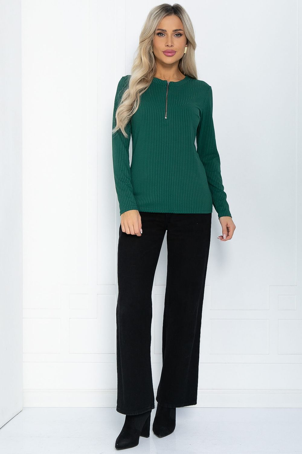 Блуза Линда (зеленая) Б11898 LT Collection