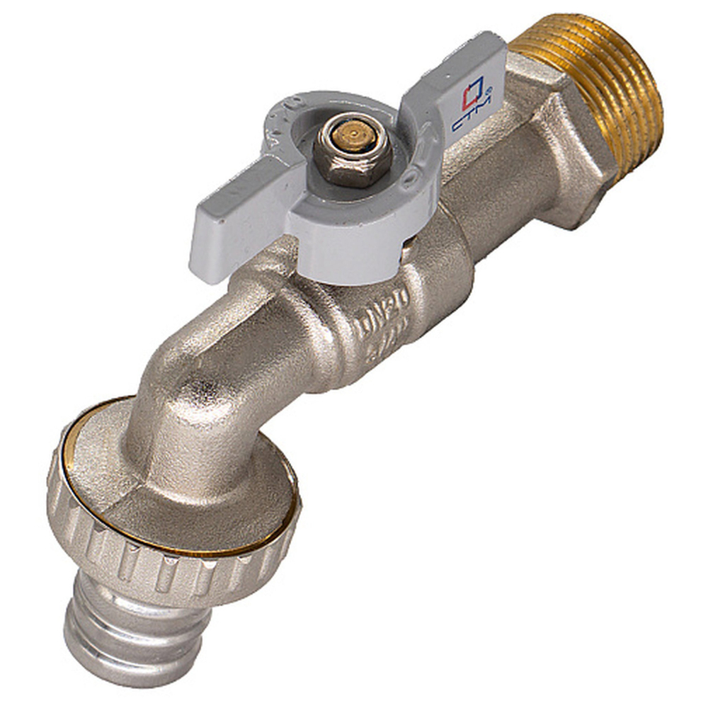 Кран шар. 1/2" водоразборный бабочка CTM СТАНДАРТ CWBB0012