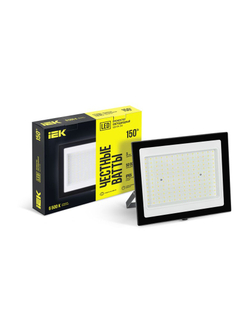 Прожектор светодиодный СДО 06-150 6500К IP65 черн. IEK LPDO601-150-65-K02
