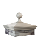 Колпак для забора MONBLAN с шаром на 2 кирпича