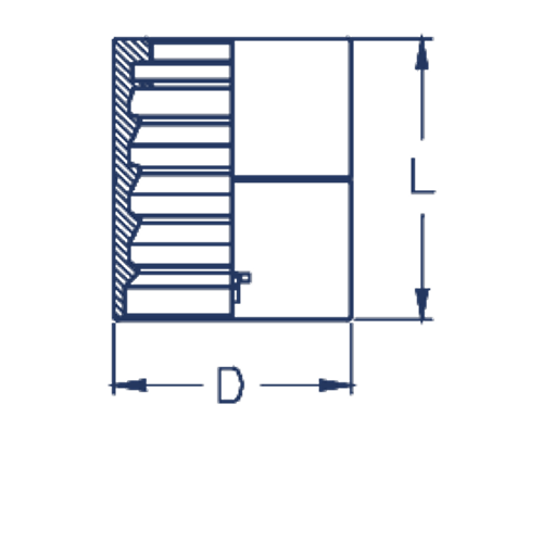 Муфта DN 32 1SN (с зачисткой)