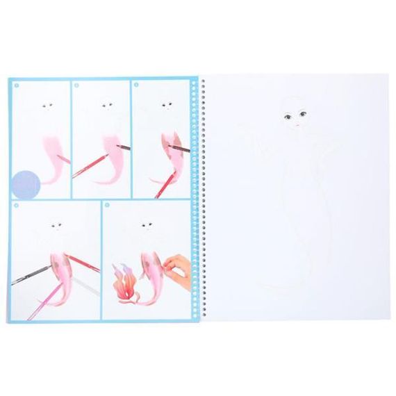 Create Your TOPModel Colouring Book Fantasy