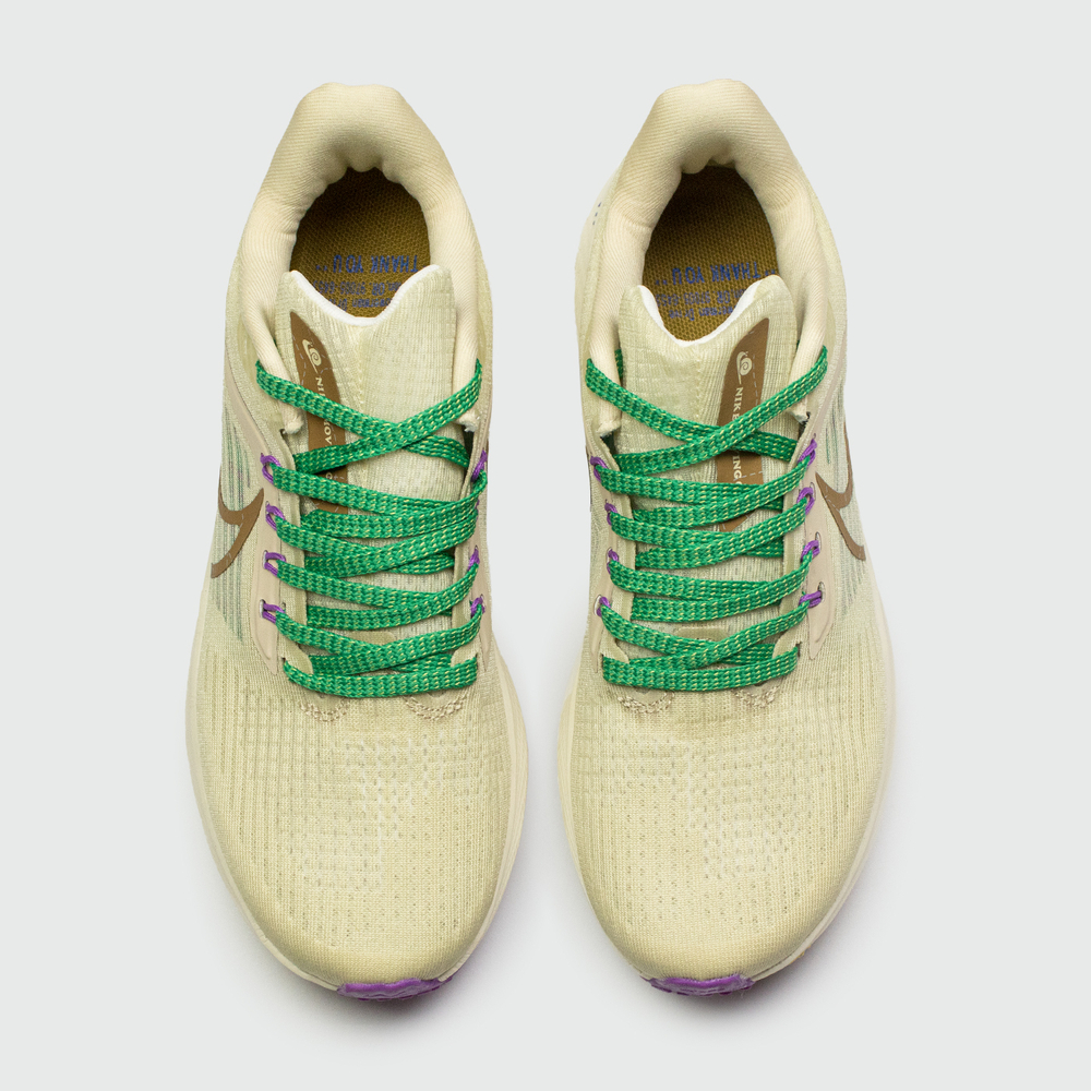 Кроссовки Nike Air Zoom Pegasus 39 Grey / Green Laces