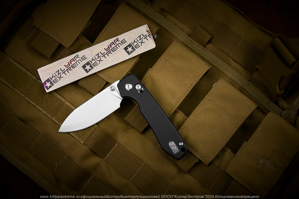 Нож Vosteed Raccoon CB сталь 14C28N Satin рукоять Black Micarta