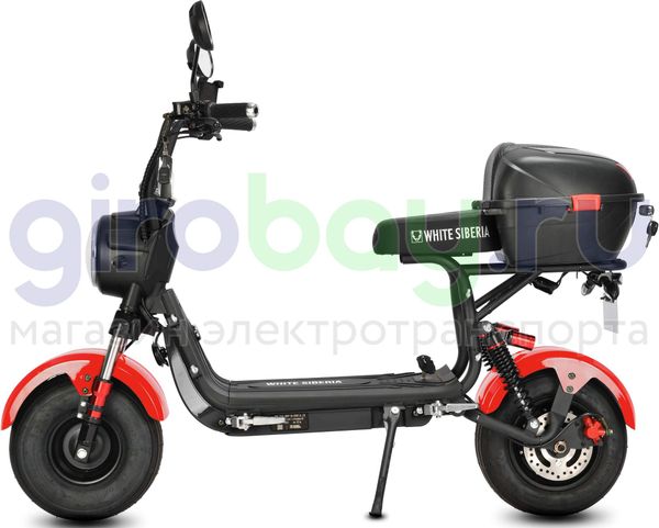 Электроскутер WHITE SIBERIA MINI R 2500w 3.0 (60V/21Ah) - Красный фото №5