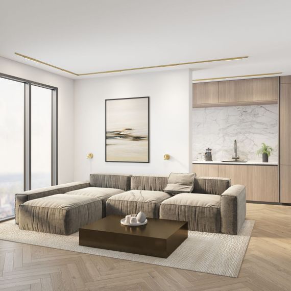 Трековый светодиодный светильник Denkirs Shine Linear DK5751-SB