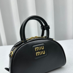 Miu Miu Leather Top-Handle Bag 18 cm
